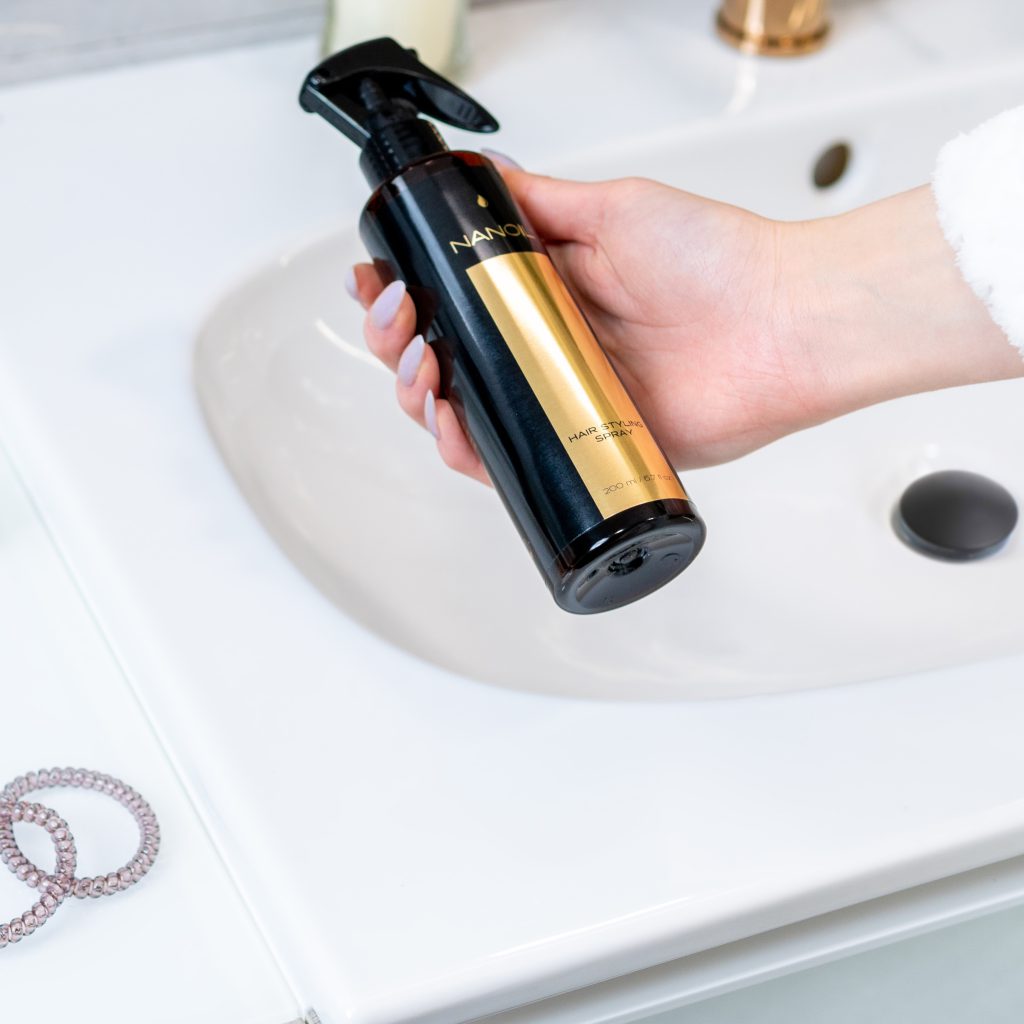 hair styling spray nanoil